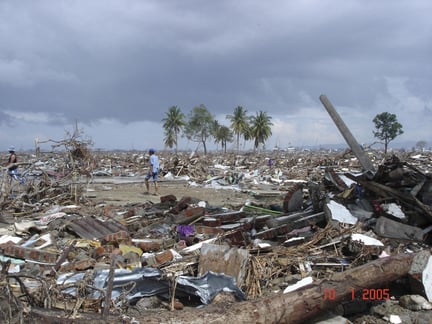 World Animal Protection - Tsunami damage on boxing day 2004 in Indonesia